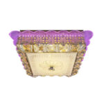 Lustra LED cu cristal ANAIDA RGB 20W, lumina Calda, 3000K, Auriu