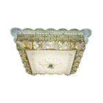 Lustra LED cu cristal ANAIDA RGB 20W, lumina Calda, 3000K, Auriu - imagine 3