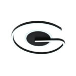 Lustra LED cu telecomanda ANUCA 80W, lumina Rece/Calda/Neutra, Dimabila, Negru - imagine 4