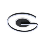 Lustra LED cu telecomanda ANUCA 80W, lumina Rece/Calda/Neutra, Dimabila, Negru - imagine 5