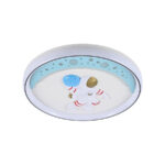 Lustra LED cu telecomanda MORETTI 120W, lumina Rece/Calda/Neutra, Dimabila, Albastru Alb - imagine 5