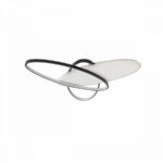 Lustra LED cu telecomanda LIGURIA 81W, 3 Ovale, lumina Rece/Calda/Neutra, Dimabila, Negru Alb - imagine 4