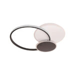 Lustra LED cu telecomanda KILLIAN 46W, 3 Cercuri, lumina Rece/Calda/Neutra, Dimabila, Negru Alb - imagine 4