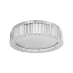 Lustra LED cu telecomanda si cristal MADOX 80W, lumina Rece/Calda/Neutra, Dimabila, Argintiu - imagine 4