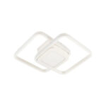 Lustra LED DUOFORM 36W, 3 Patrate, lumina Rece/Calda/Neutra, Alb - imagine 4