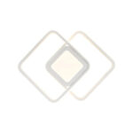 Lustra LED DUOFORM 36W, 3 Patrate, lumina Rece/Calda/Neutra, Alb - imagine 5