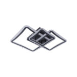 Lustra LED cu telecomanda FARYDA 120W, 3 Patrate, lumina Rece/Calda/Neutra, Dimabila, Negru - imagine 4