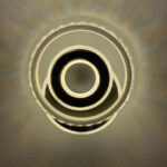 Lustra LED Cristal, Inara, 40W, Lumina Rece/Calda/Neutra, Negru - imagine 4