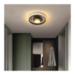 Lustra LED KEIKO 46W, lumina Rece/Calda/Neutra, Negru