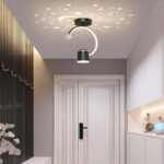 Lustra LED KENYA 34W, lumina Rece/Calda/Neutra, Negru