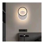 Lustra LED MARIO 24W, lumina Rece/Calda/Neutra Alb Negru - imagine 3