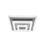 Lustra LED MEDEEA 24W, Diametru 26cm, Patrata, lumina Rece/Calda/Neutra, Alb - imagine 4