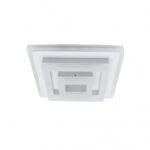 Lustra LED MEDEEA 24W, Diametru 26cm, Patrata, lumina Rece/Calda/Neutra, Alb - imagine 5