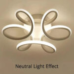 Lustra LED PANZEA 36W, lumina Rece/Calda/Neutra, Alb - imagine 4