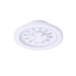 Lustra LED TRIFOI RGB ROZA 24W, lumina Rece/Calda/Neutra, Alb - imagine 4