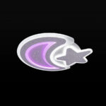 Lustra LED cu telecomanda CORALIA 81W, Luna si Stea, lumina Rece/Calda/Neutra Dimabila Alb - imagine 3