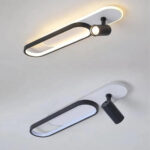 Lustra LED Ruby 40W Alb Negru - imagine 3