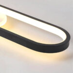 Lustra LED Ruby 40W Alb Negru - imagine 4