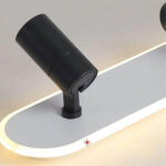 Lustra LED Ruby 40W Alb Negru - imagine 5