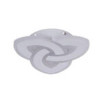 Lustra LED SAGEATA 48W, Diametru 20cm, lumina Rece/Calda/Neutra, Alb - imagine 4