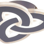 Lustra LED SAGEATA 48W, Diametru 20cm, lumina Rece/Calda/Neutra, Alb - imagine 5