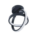 Lustra LED VERTEX GYRO 42W, lumina Rece/Calda/Neutra, Negru