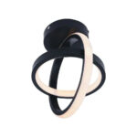 Lustra LED VERTEX GYRO 42W, lumina Rece/Calda/Neutra, Negru - imagine 5