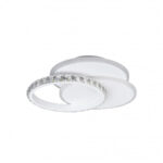 Lustra LED cu cristal SOFIA 24W, lumina Rece/Calda/Neutra, Alb - imagine 5