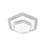 Lustra LED SONIA 36W, lumina Rece/Neutra, Alb - imagine 3