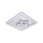 Lustra LED KATHLEEN RGB 15W, lumina Calda/Neutra, Alb - imagine 3