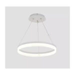 Lustra LED suspendata cu telecomanda AZARIAH 38W, 1 Cerc, lumina Rece/Calda/Neutra, Dimabila, Alb, Inaltime Reglabila - imagine 3