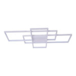 Lustra LED cu telecomanda LANDEN 184W, 3 Elemente, lumina Rece/Calda/Neutra, Dimabila, Alb - imagine 3