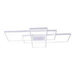 Lustra LED cu telecomanda LANDEN 184W, 3 Elemente, lumina Rece/Calda/Neutra, Dimabila, Alb - imagine 4