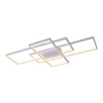 Lustra LED cu telecomanda LANDEN 184W, 3 Elemente, lumina Rece/Calda/Neutra, Dimabila, Alb - imagine 5