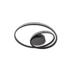 Lustra LED cu telecomanda VECTOR ARCADIA 56W, lumina Rece/Calda/Neutra, Dimabila, Negru - imagine 3