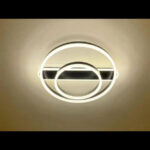 Lustra LED cu telecomanda JUNE 144W, 2 Cercuri, lumina Rece/Calda/Neutra, Dimabila, Negru - imagine 3