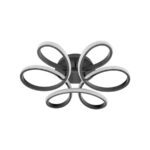 Lustra LED cu telecomanda HELIX 63W, lumina Rece/Calda/Neutra, Dimabila, Negru - imagine 5