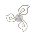 Lustra LED cu telecomanda GLORIOSA 68W, 3 Petale, lumina Rece/Calda/Neutra, Dimabila, Alb - imagine 4