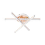 Lustra LED cu telecomanda TAMARA 96W, 3 Elemente, Liniara, lumina Rece/Calda/Neutra, Dimabila, Auriu Alb - imagine 3