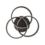 Lustra LED cu telecomanda VECTOR VORTEX 96W, 3 Elemente, lumina Rece/Calda/Neutra, Dimabila, Negru - imagine 5