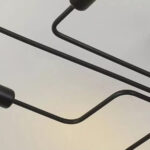 Lustra MODERNIST Hexa 6, 6x E27, Negru, Design Modern - imagine 3