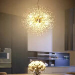 Candelabru Cristal Schonbrunn, 12x G9, Diametru 60cm, Auriu Lucios, Inaltime Reglabila - imagine 3