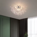 Candelabru Cristal RONDO Vivace, 8x G9, Diametru 60cm, Argintiu Lucios - imagine 4