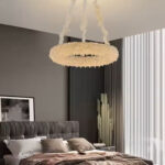 Candelabru Cristal PRAGA Magno, 33W, Lumina Calda/Rece/Neutra, Diametru 55cm, Auriu, Inaltime Reglabila - imagine 3