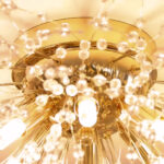 Candelabru Cristal RONDO Vivace, 5x G9, Diametru 40cm, Auriu Lucios - imagine 5