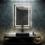 Oglinda LED Rectangulara,60x80cm, Rhea Touch Marcello, Sistem Dezaburire