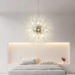 Pendul Cristal Ricky 12x G9 Argintiu - imagine 4