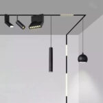 Pendul LED Magnetic, 7W, Lumina Neutra, Negru - imagine 3