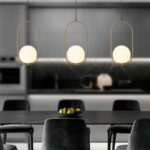 Pendul Ryker 1x E27 Alb Auriu - imagine 3