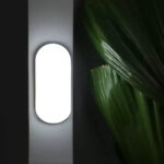 Plafoniera LED FANTAS Ovala 8W 17cm Alb Exterior IP65 - imagine 3